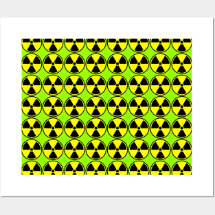 Radiation Logo Texture Posters and Art